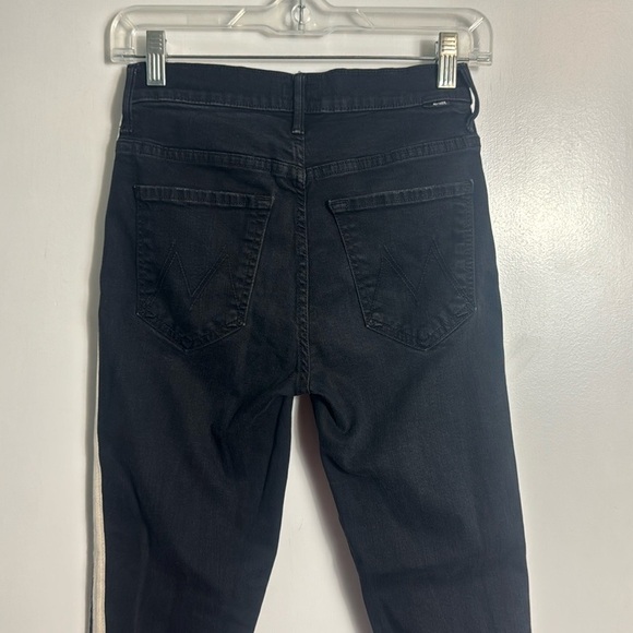 Mother Insider Crop Step Fray Guilty Racer Jeans Size 26 - Picture 6 of 16